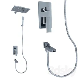 Shower System for Concealed Installation TIMO Selene